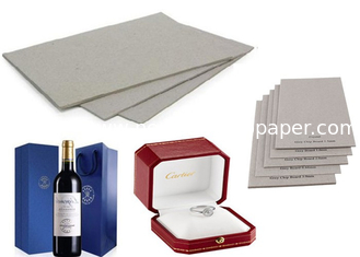 China Recycled Laminated Grey Board for Wine Box  with Strong Stiffness supplier